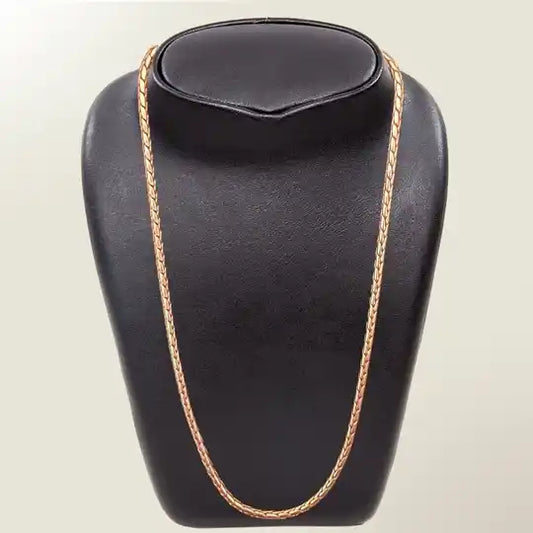 Puur koperen schakel-halsketting
