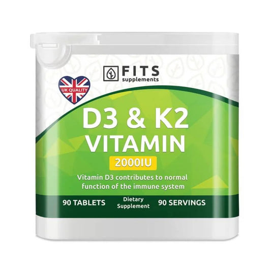 Vitamine D3 2000 IE met vitamine K2 90 tabletten