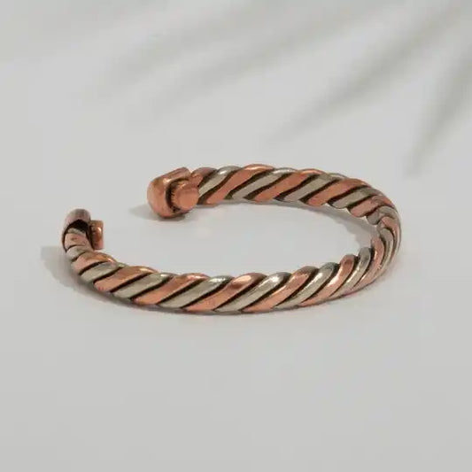 Koperen Magneet Armband duality