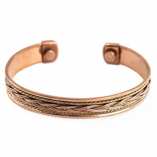 Koperen Magneet Armband “Knots Alternative”